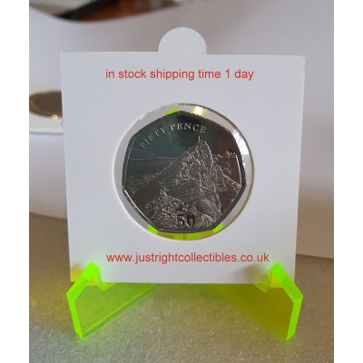 NEW Gibraltar 2020 50p Skywalk Coin fifty pence