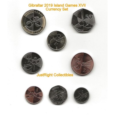 Gibraltar 2019 Island Games Coin Set