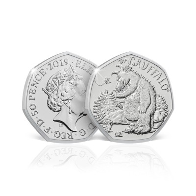 2019 The Gruffalo and Mouse 50p Brilliant Uncirculated Coin