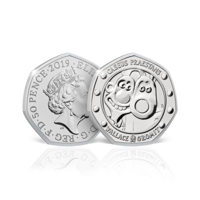 2019 Wallace and Gromit UK 50p Brilliant Uncirculated