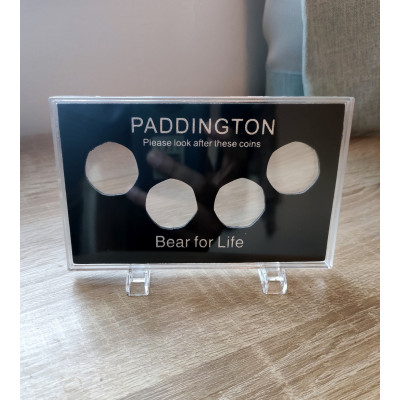 Paddington Bear 50p Display Case for All 4 Coins