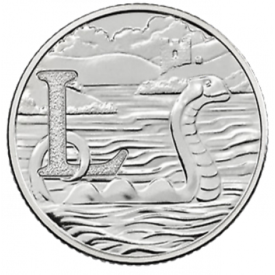 L - Loch Ness Monster 2018 UK 10p