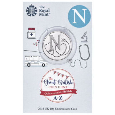 N - National Health Service 2018 UK 10p