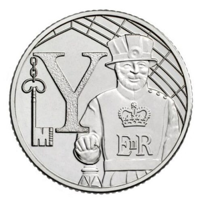 Y - Yeoman Warder 2018 UK 10p