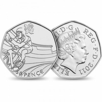 2012 London Olympic 50p Coin Cycling