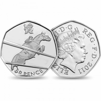 2012 London Olympic 50p Coin Equestrian