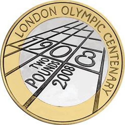 2008 London Olympic Centenary £2 Coin