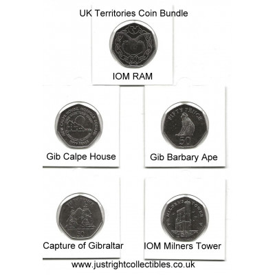 Territories 50p coin bundle