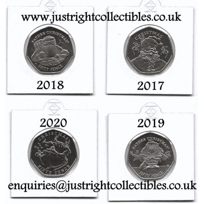 Gibraltar Christmas 50p Coin Bundle