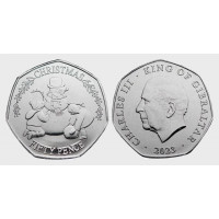 2023 gibraltar christmas 50p coin