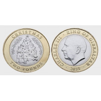 2023 Gibraltar Christmas £2 coin
