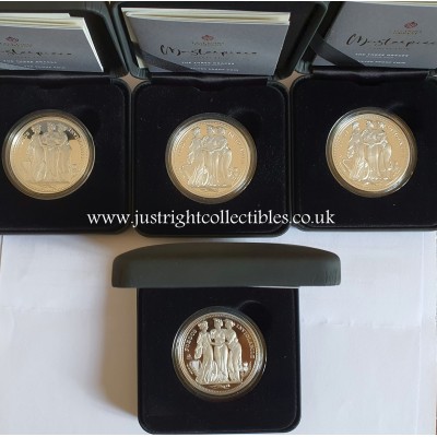 2021 St. Helena Three Graces 1 Oz Silver Proof Coin