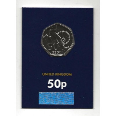 2019 Roger Bannister 50p - 50 Years of the 50p Brilliant Uncirculated Coin