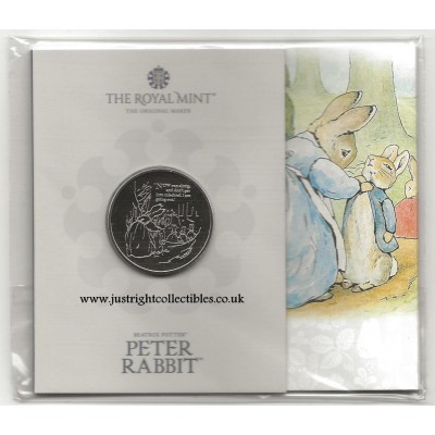 2021 Peter Rabbit UK £5 Brilliant Uncirculated Coin