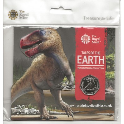 The Dinosauria Collection Megalosaurus 2020 UK 50p coin