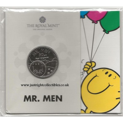 2021 Mr. Happy UK £5 Brilliant Uncirculated Coin