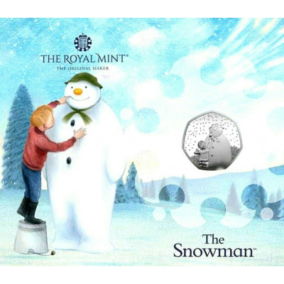 2021 The Snowman 50p Brilliant Uncirculated Coin