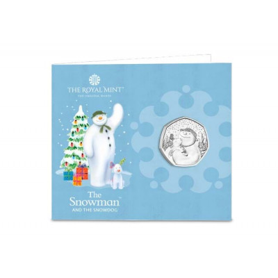 2022 The Snowman and The Snowdog 50p BU